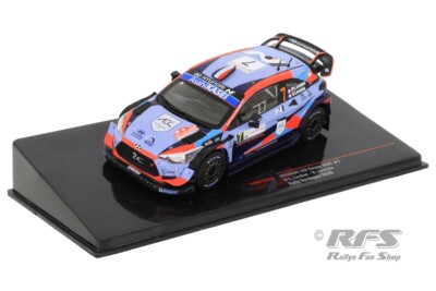 Hyundai i20 Coupe WRC Rallye Rally Sardinien Sardegna 2020 Loubet 1:43 IXO NEU