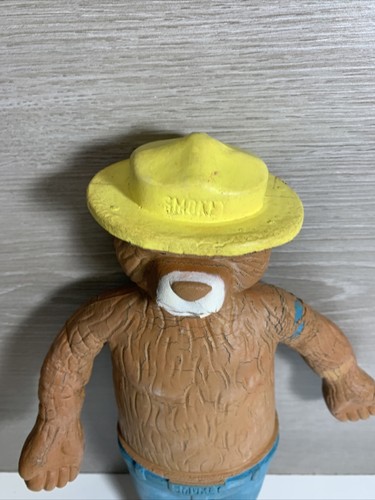 "Figura grande de colección Smokey the Bear Lakeside 1968 Super Flex Bendy 12,5""" - Imagen 7 de 12