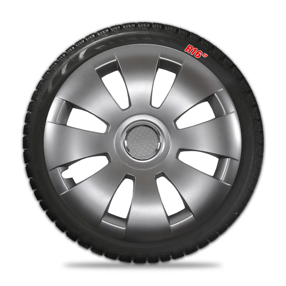 4X Copricerchi 16" Argento Per Mercedes Vito W447 Remplacement D'Origine - Immagine 3 di 4