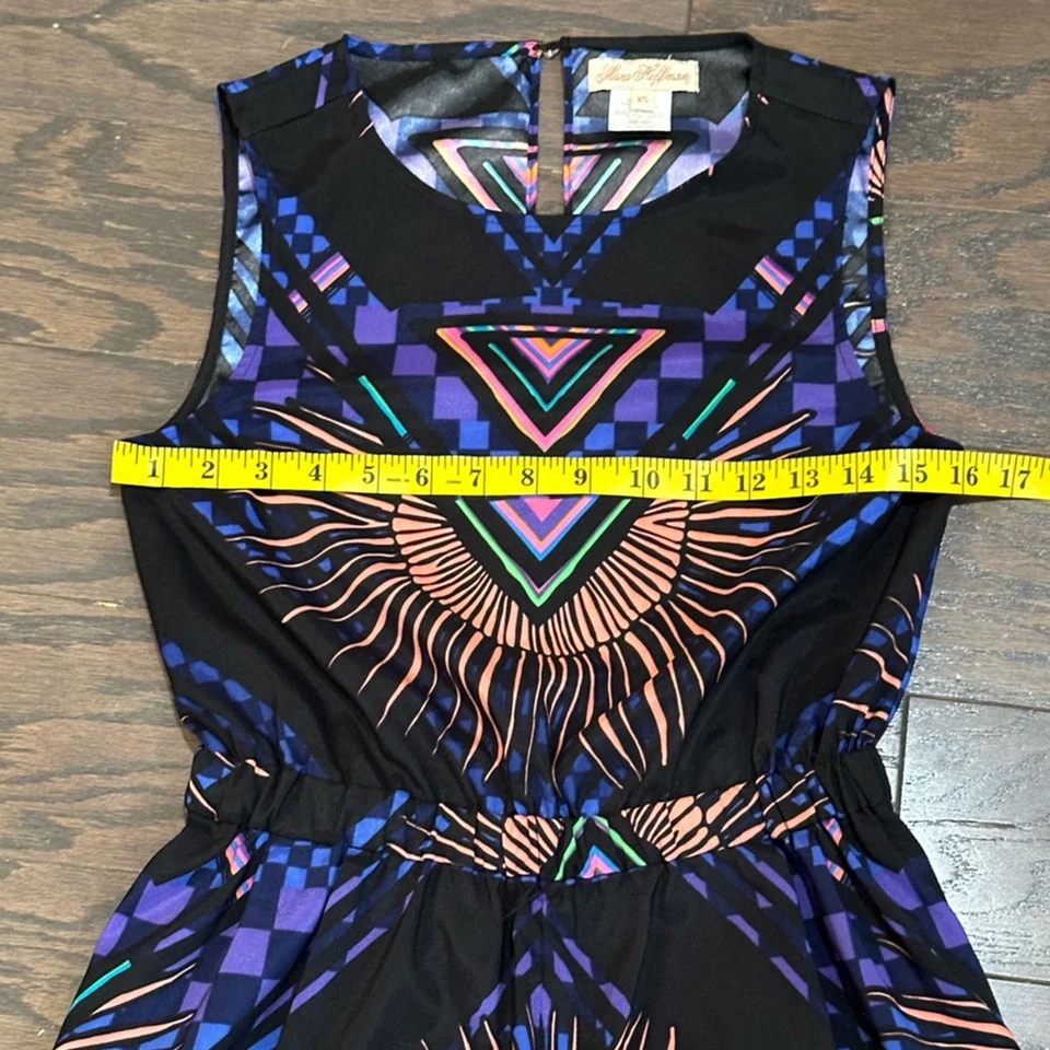 Mara Hoffman Romper Rainbow Palm Black Size XS - Image 4 of 4