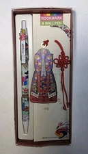 Korean Metal Hanbok Tassel Book Mark & Pen Set - US Seller
