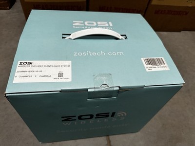 ZOSI 8CH NVR Wireless Outdoor 4 Bullet Security Camera