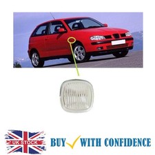 Front Wing Indicator Clear Lens Fit Passenger & Right Fits Seat Ibiza 1999-2002