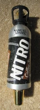 Samuel Adams Nitro Coffee Stout Figural Tank Beer Tap Handle Bar Pub Good Cond