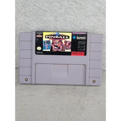 Super Pinball Behind the Mask Nintendo SNES Super Nintendo Game SNS-XP-USA