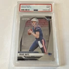 Panini 2024 Prizm Rookies Drake Maye Rookie Base #329 New England Patriots PSA 9