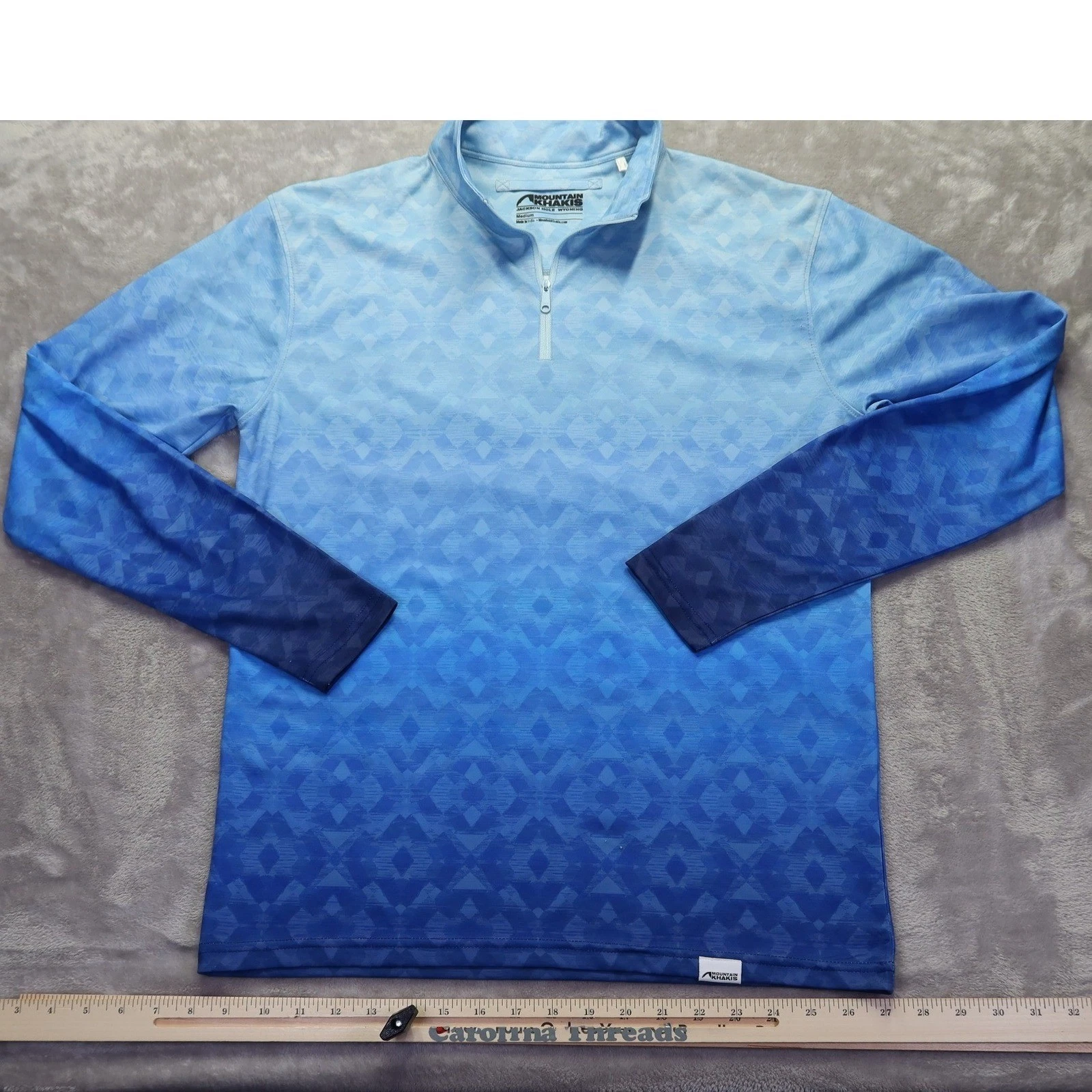 Mountain Khakis Men's Medium 1/4 Zip Pullover Base Layer Shirt Skiing