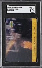 1997-98 UD DIAMOND VISION DUNK VISION #D3 SHAQUILLE O'NEAL SGC 7