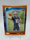 2024 Panini Donruss Optic Rated Rookie Drake Maye #229 Orange Prizm /249 RC