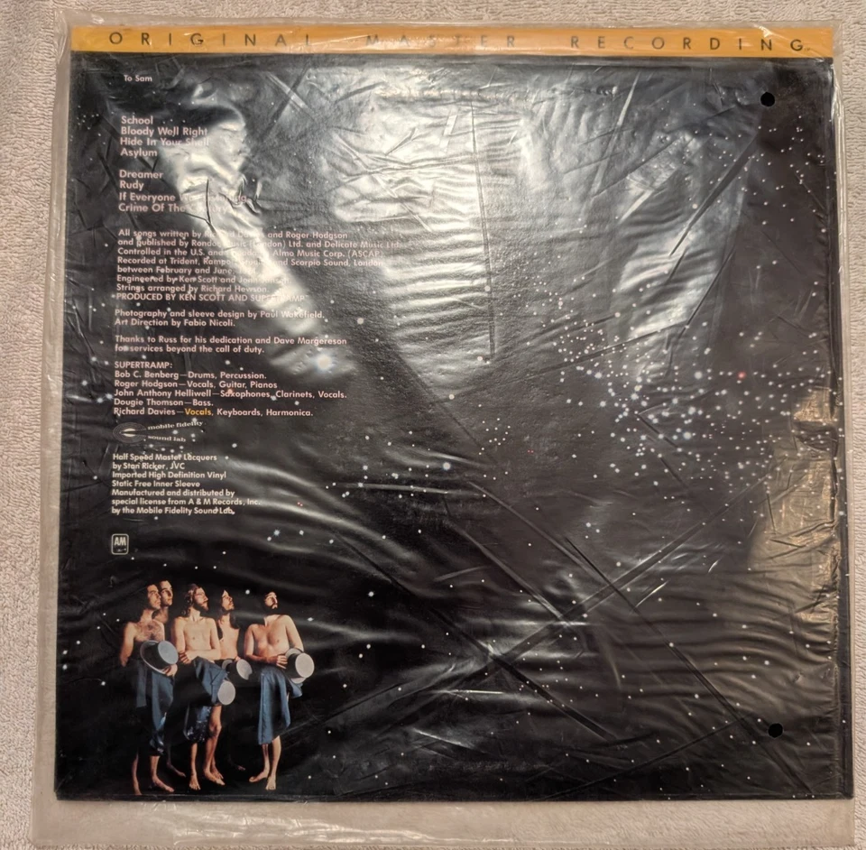 SEALED Supertramp Crime of the Century MFSL LP Japan MFSL-005 - Image 4 of 4