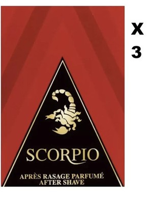 3er Set Aftershave Scorpio Red Classic (100ml x 3)