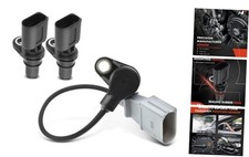 3-PC Engine Camshaft Crankshaft Position Sensors Compatible with Volkswagen