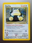 Pokemon TCG Jungle Set Rare Holo Snorlax 11/64 LP