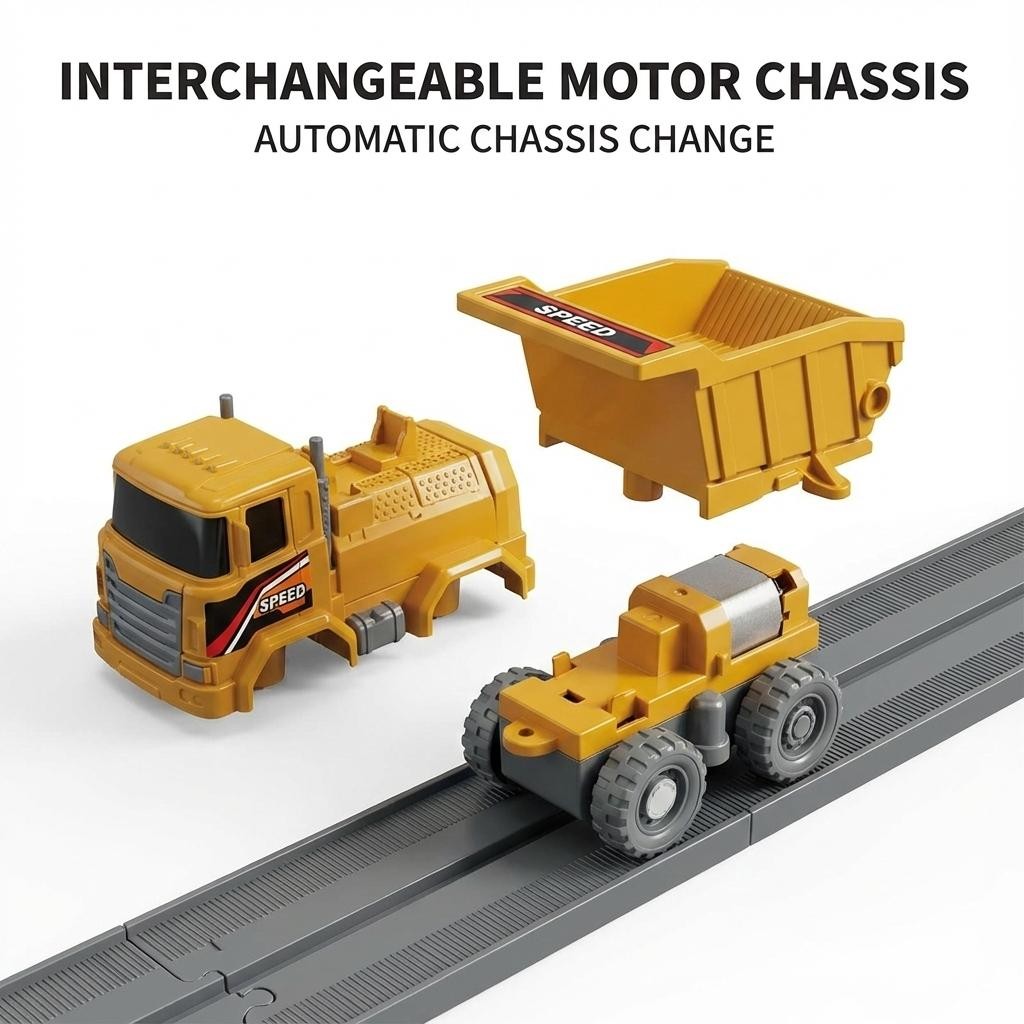 Construction Track Playset for Kids &ndash; STEM Engineering Toy