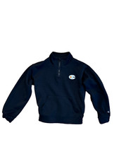 Girls Champion Quarter-Zip Pullover   Size S 7/8 Black