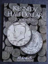 He Harris Kennedy Half Dollars Coin Folder 2000-2016 #3 Album Book 2942