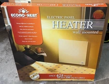 Econo-Heat 425W Electric Wall Panel Heater 120V UL Listed Open Box (3 Pack)