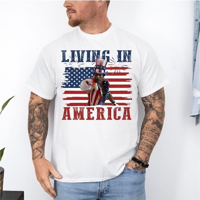 Apollo Creed Living In America, Patriotic Boxing Fourth Of July Vintage America