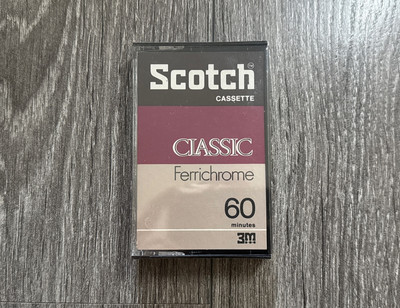Scotch 3M Classic 60 Ferrichrome MC Audio Cassette Tape | Neu