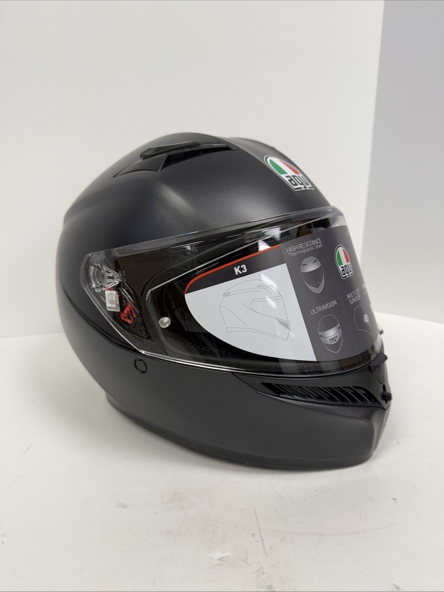 AGV K3 SV XS マットブラック アジアフィット AGV】「K3」はビッグスポイラーを標準装備してスポーティ！装着