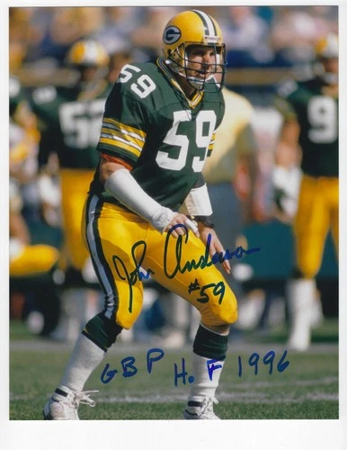 John Anderson Green Bay Packers Signed Auto 8x10 Photo Autograph