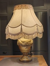 Widdop and Bingham large swag & tail traditional table lamp