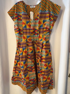 Lapogee NWT Dress Fit & Flare Boho Multi Color Print Sleeveless XLarge