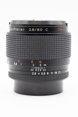 Contax Carl Zeiss Makro-Planar T* 60mm F/2.8 C/Y Mount Lens