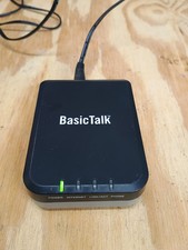 BasicTalk Home Phone Service VoIP Adapter Model HT701 With AC Adaptor Used
