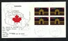 Canada #859, 1980 17¢ Diefenbaker UL plate block, SKM cachet David Butler FDC