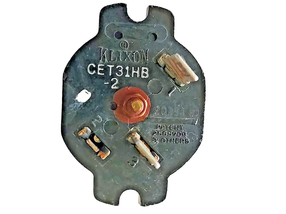 Protector de motor de sobrecarga automático de 1"" OEM KLIXON CET31HB-2 20R9A Foto 4 de 4