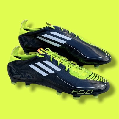 ADIDAS F50 ADIZERO FG SYN * U44292 * 9 US * BLACK/YELLOW * SOCCER CLEATS * RARE