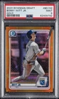 2020 BOWMAN DRAFT GOLD #BD152 BOBBY WITT JR. 38/50 PSA 9