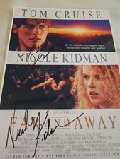 TOM CRUISE, NICOLE KIDMAN ORIGINAL AUTOGRAPHS ON 9X12IN GLOSSY PHOTO   COA✔️