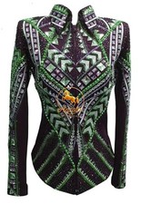 Chaqueta/abrigo Western Show para mujer espectáculos ecuestres y ropa de equitación