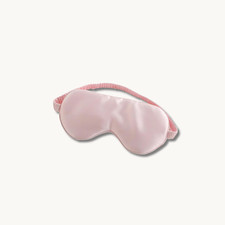22 Momme Mulberry Silk Sleep Mask Eye Mask Soft Adjustable Blackout Pink