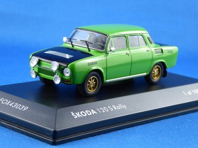 1/43 Skoda 120S Rally, grün,  limitiert 500 Stück