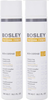 2 pack Bosley Defense Volumizing Conditioner 10.1 fl oz each Normal to Fine