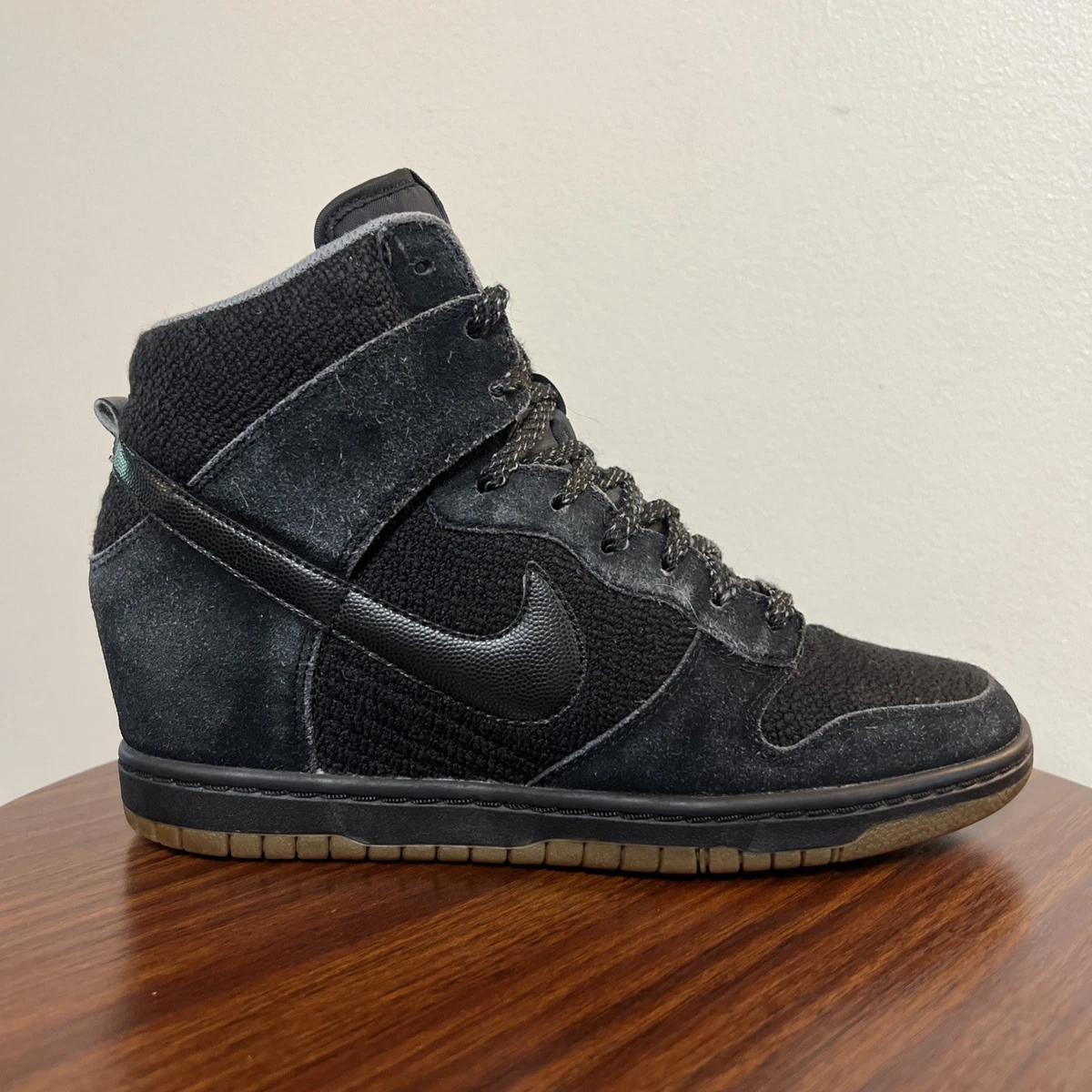 Nike Dunk Sky Hi Essential Black Gum W for sale | eBay