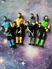 Mortal Kombat 1991 GI Joe Figure Vintage Reptile Scorpion Smoke Sub Zero Lot