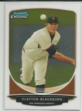 Clayton Blackburn San Francisco Giants 2013 Bowman Chrome Prospect