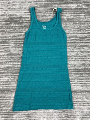 Mossimo Supply Top Womens Extra Small Green Tank Shirt Casual Sleeveless