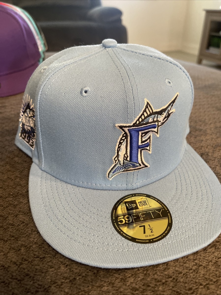 Hat Club Florida Marlins Inaugural Year New Era Fitted Hat 7  display picture 1