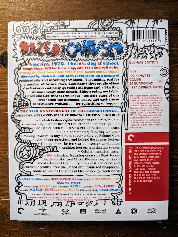 WEST. CD　 DVD　Blu-ray Dazed and Confused [The Criterion Collection] [w/ Slipcover