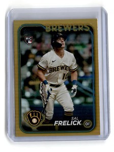 Sal Frelick 2024 Topps Series 1 Rookie Gold Foil #76 RC Milwaukee Brewers