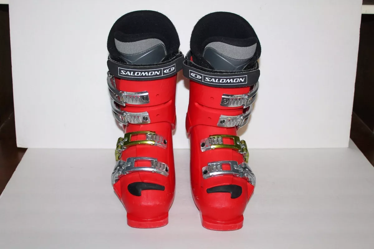 Salomon Course T Flex 50 Ski Boots Red Black Mens US Size 5.5