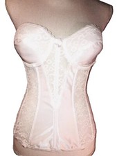 Abito da sposa bustier taglio basso dietro taglia 34B bianco, Va Bien