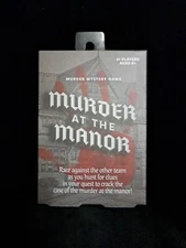 Murder At The Manor CARD Game Murder Mystery Game Professor Puzzle 4+ Players 