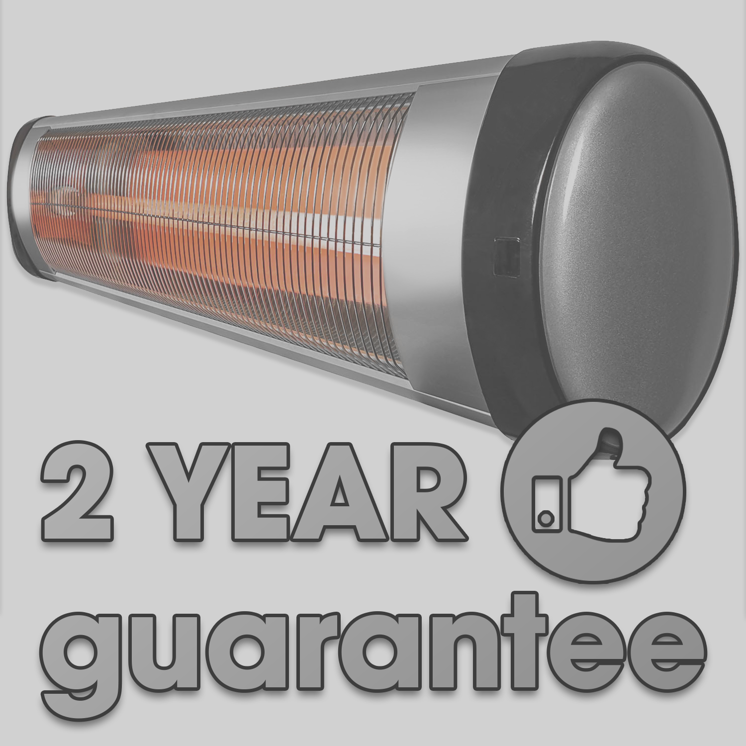 PURUS ELECTRIC 2.5KW WALL MOUNTED HEATER GARDEN PATIO HEATING INDOOR OUTDOOR  | eBay