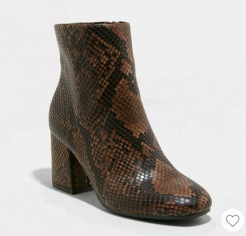 A New Day Celeste Mid Shaft Snake Print 